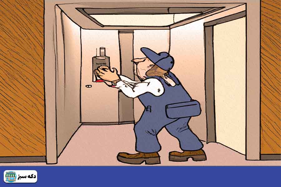 Elevator repair in Isfahan تعمیر آسانسور در اصفهان | دکه سبز