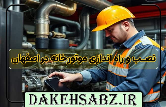 اجرای موتورخانه در اصفهان